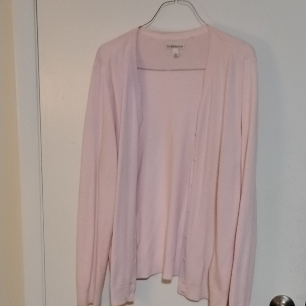 Croft & Barrow Pink Cardigan Sweater